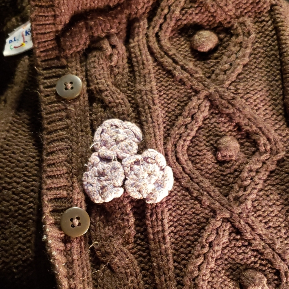 B.t. Kids Girls size 4 Sweater Jacket